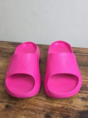 Clove Women's SuperCush Recovery Slide Hot Pink Sz 9 Low Impact Slip Resistant